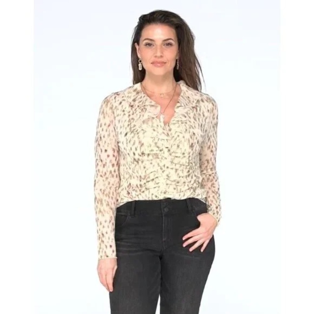 NWT CAbi Dapple Top Style # 4532 - Size Small